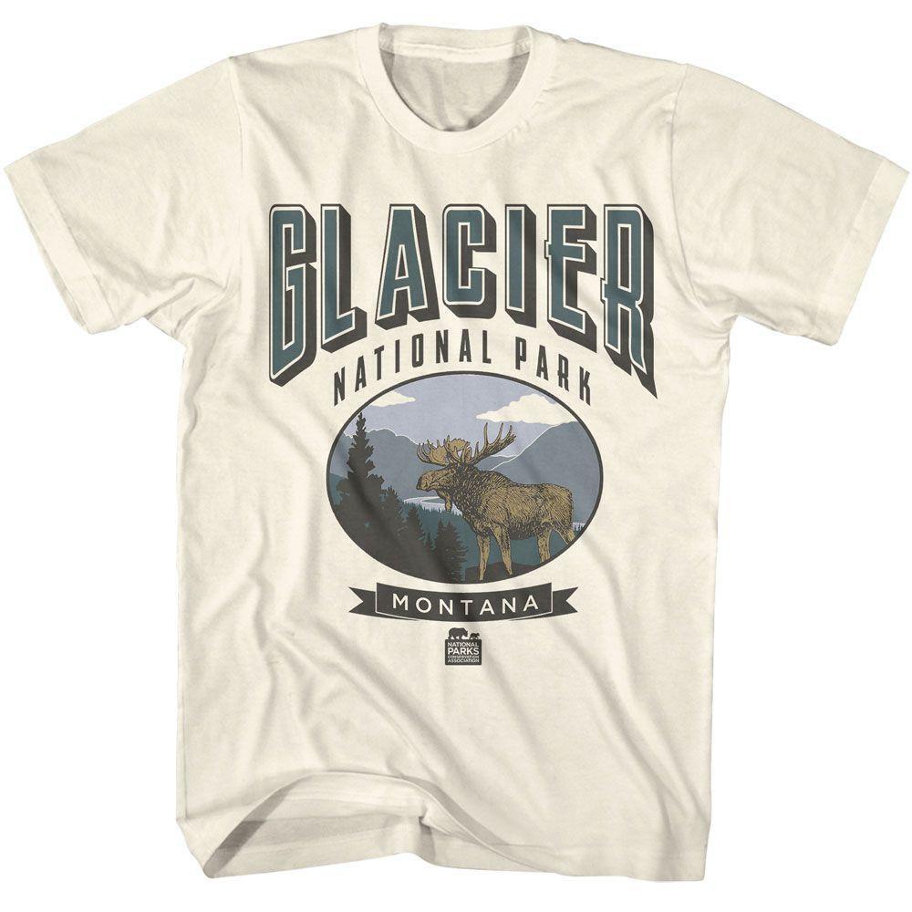 National Parks Glacier Natural T Shirt